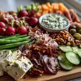 Spring Charcuterie Board Radishes