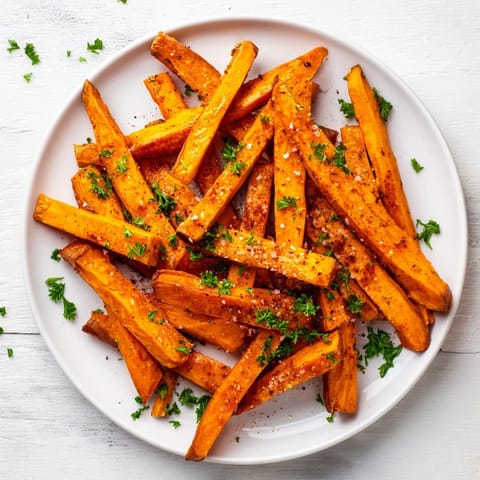 Sweet Potato Fries Crispy Tender