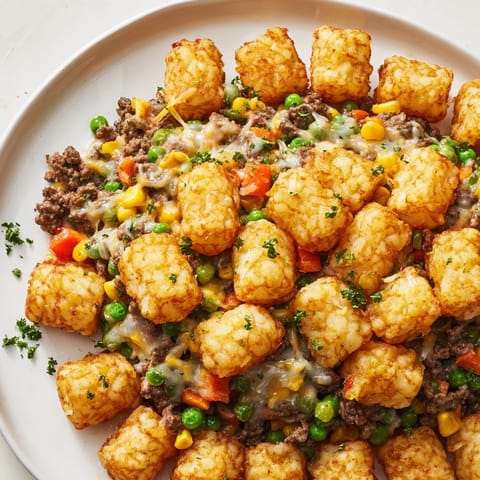 Tater Tot Beef Casserole
