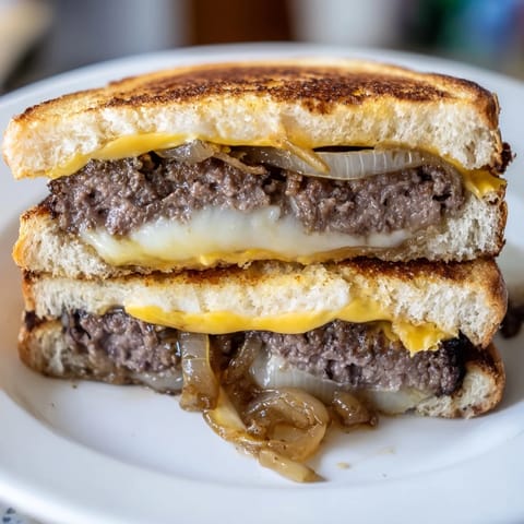 Classic Patty Melt Sandwich