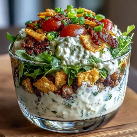 Vibrant Easy Taco Dip Cups filled with layers of refried beans, creamy taco-seasoned cheese, fresh veggies, and cheddar.