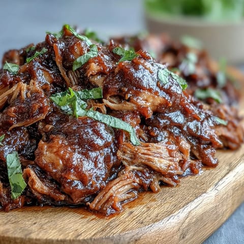 Sumptuous Juneteenth BBQ Pulled Pork piled high with a refreshing, crisp watermelon slaw for grilling.