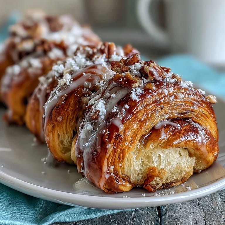 Warm mini orange rolls made with crescent dough, bursting with bright citrus flavor and topped with a tangy orange glaze.