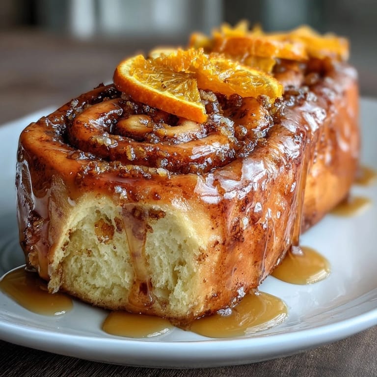 Golden baked rolls bursting with orange aroma, topped with a sweet and tangy citrus glaze.