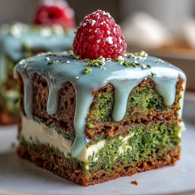 Decorated smash cake style mini matcha birthday cake, a delightful brunch dessert.
